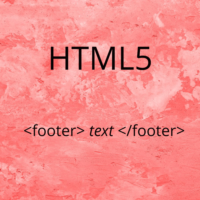 HTML тег <footer>
