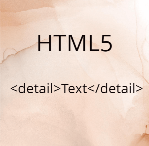Тег details в html